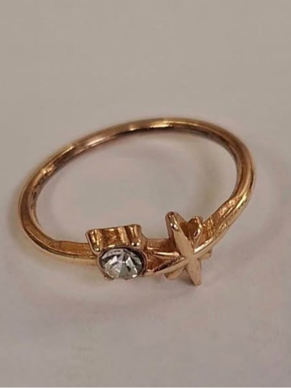 Celestial-Themed Bypass Ring